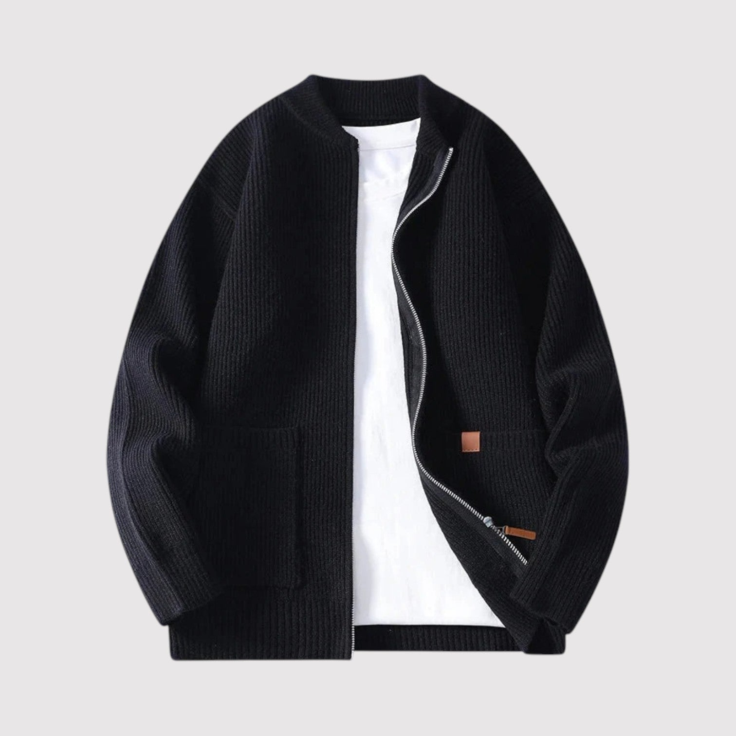 リオジップニットカーディガン