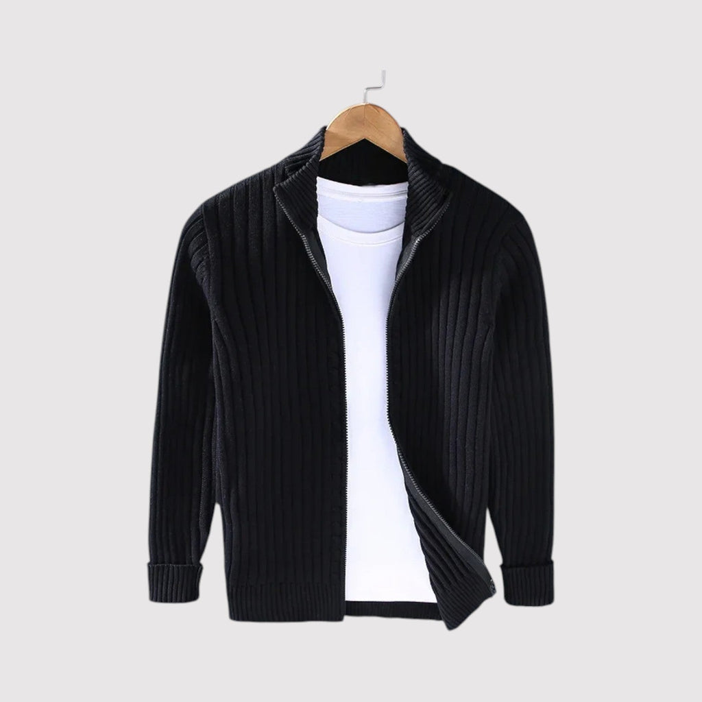 ユウト リブニット カーディガン