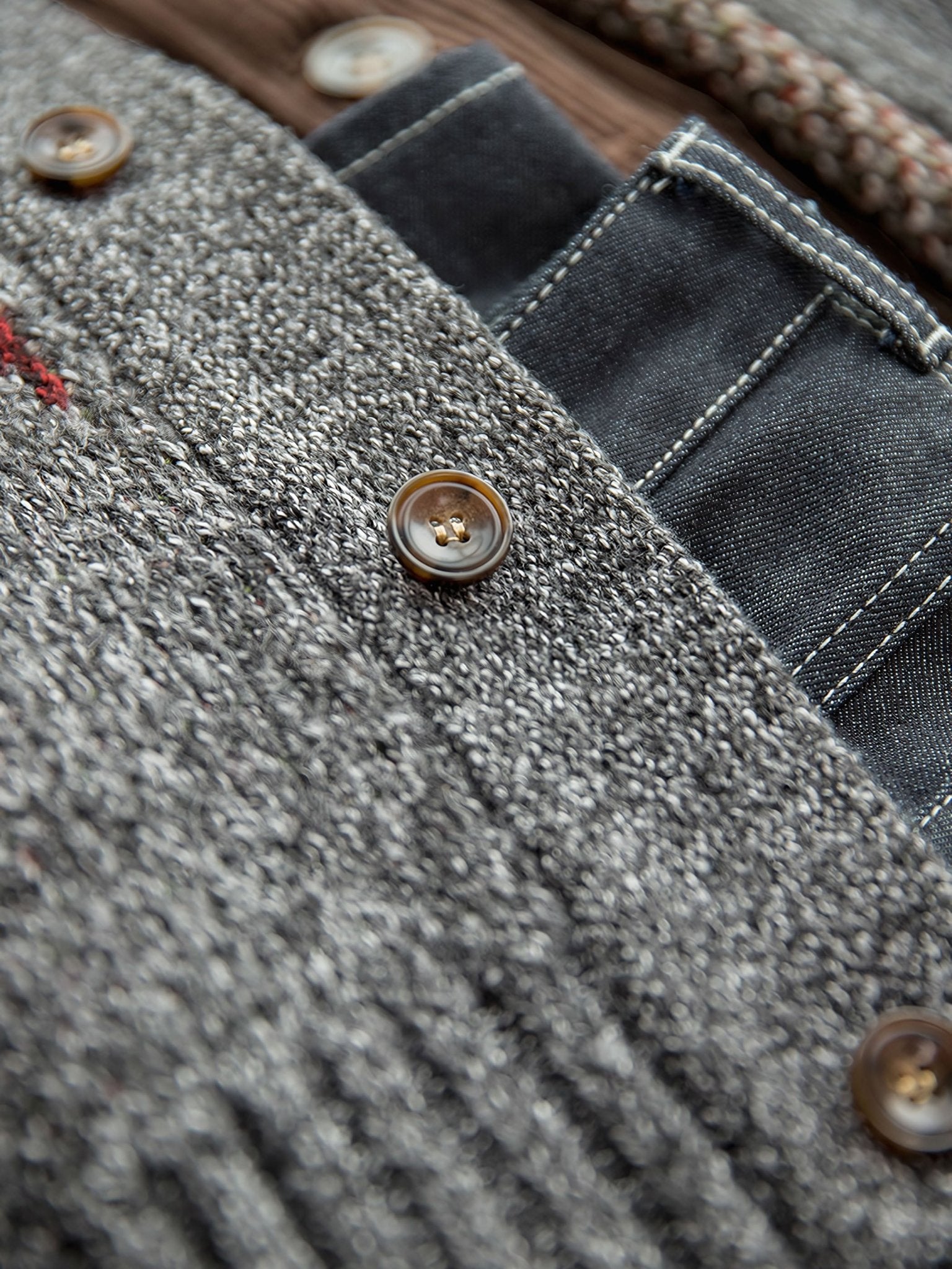 アーロン ネイティブ パターン ショールカーディガン