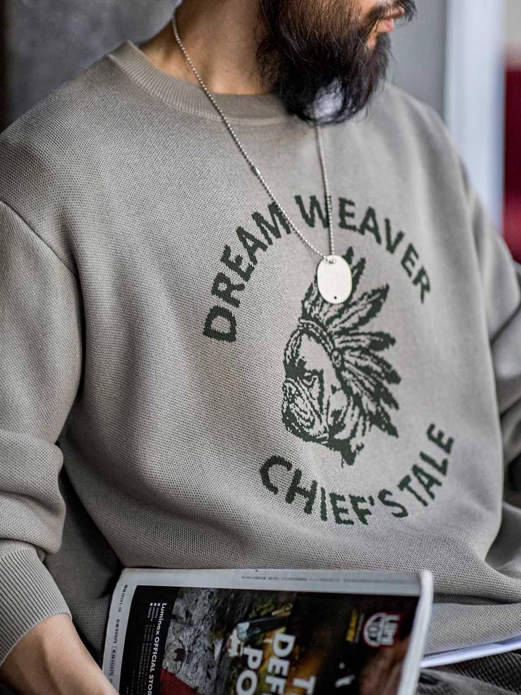 カイ トライバル グラフィック スウェットシャツ