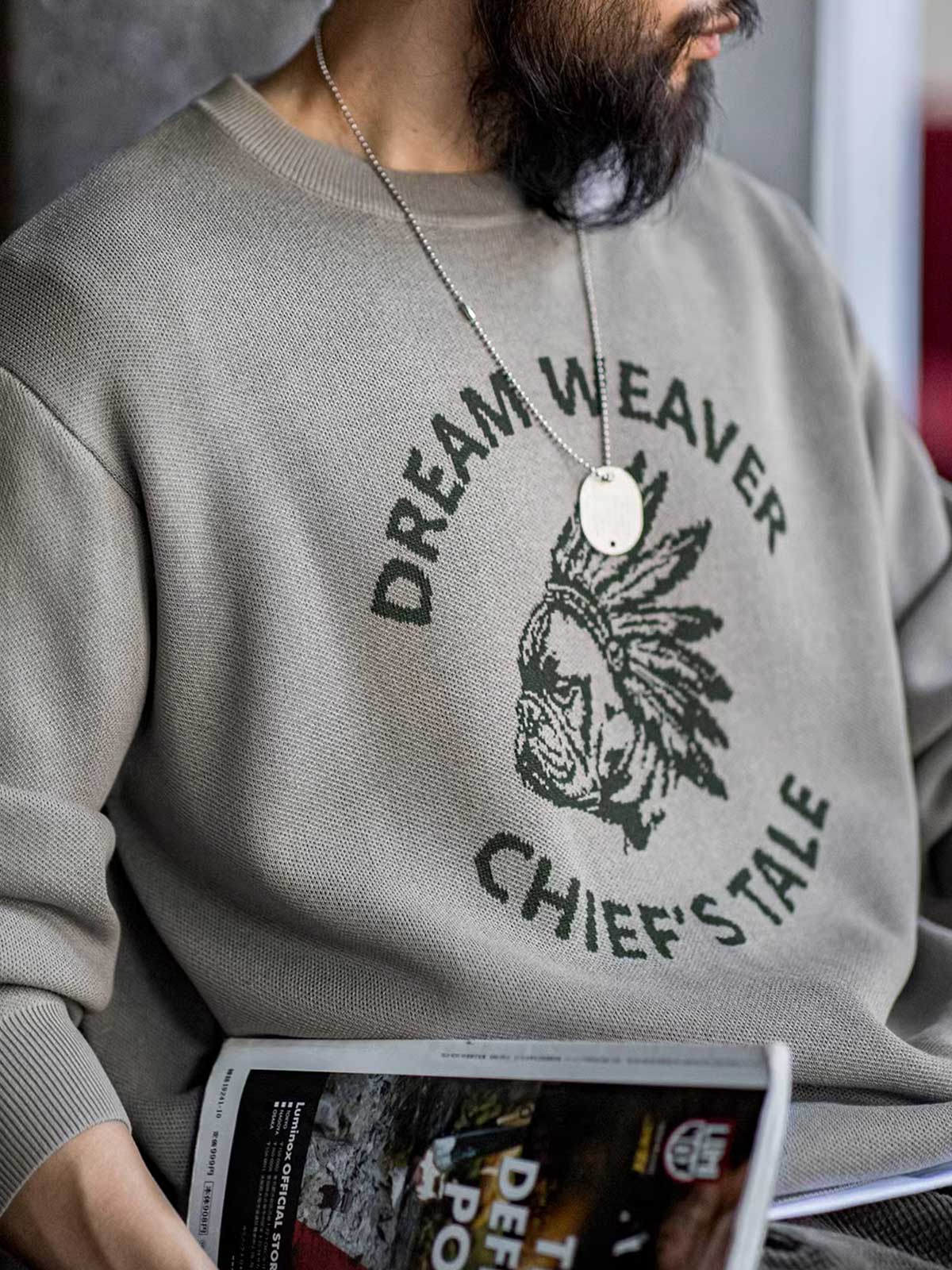 カイ トライバル グラフィック スウェットシャツ