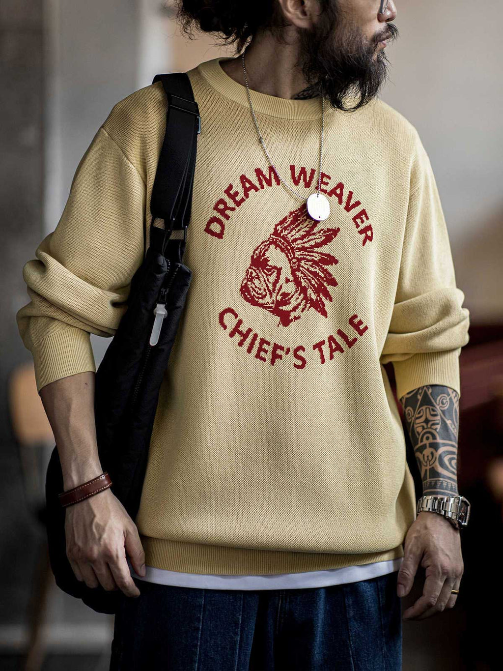 カイ トライバル グラフィック スウェットシャツ