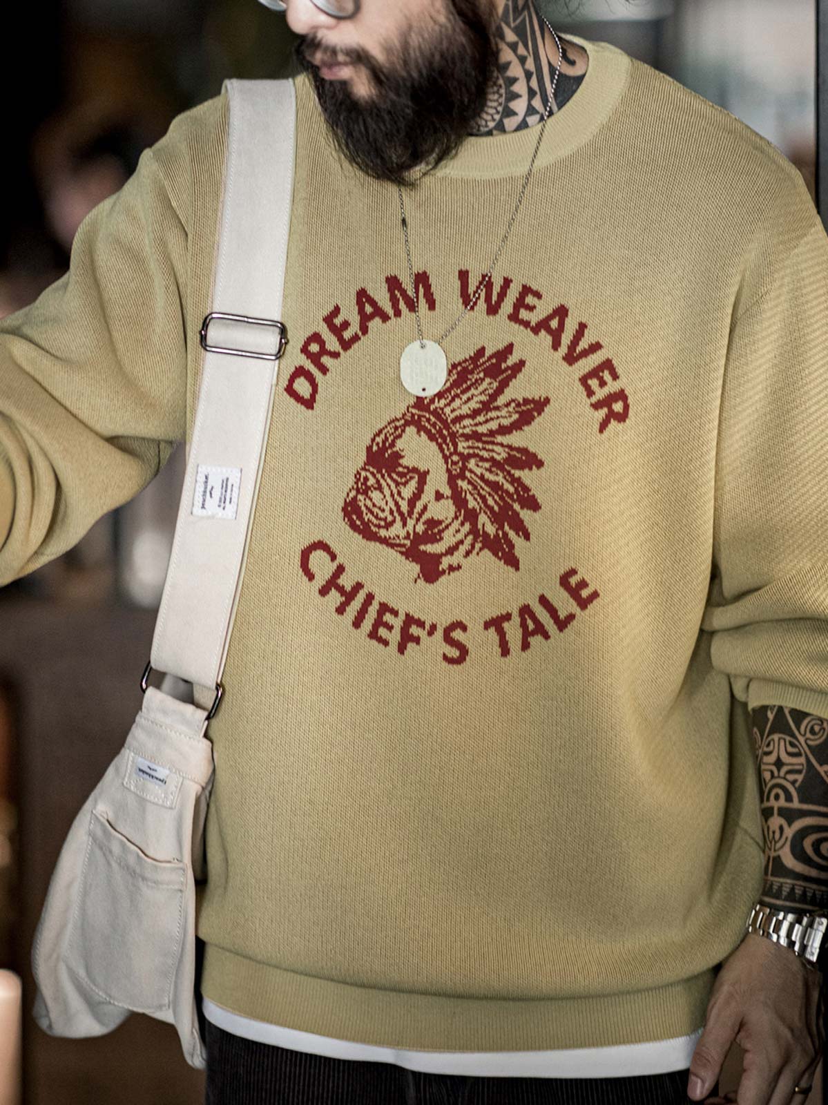 カイ トライバル グラフィック スウェットシャツ