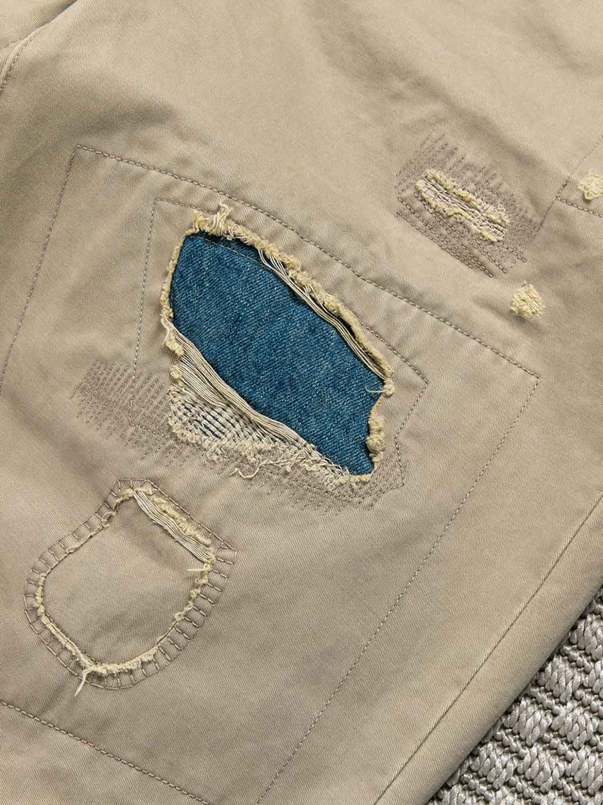 ソウ パッチワーク カーゴパンツ