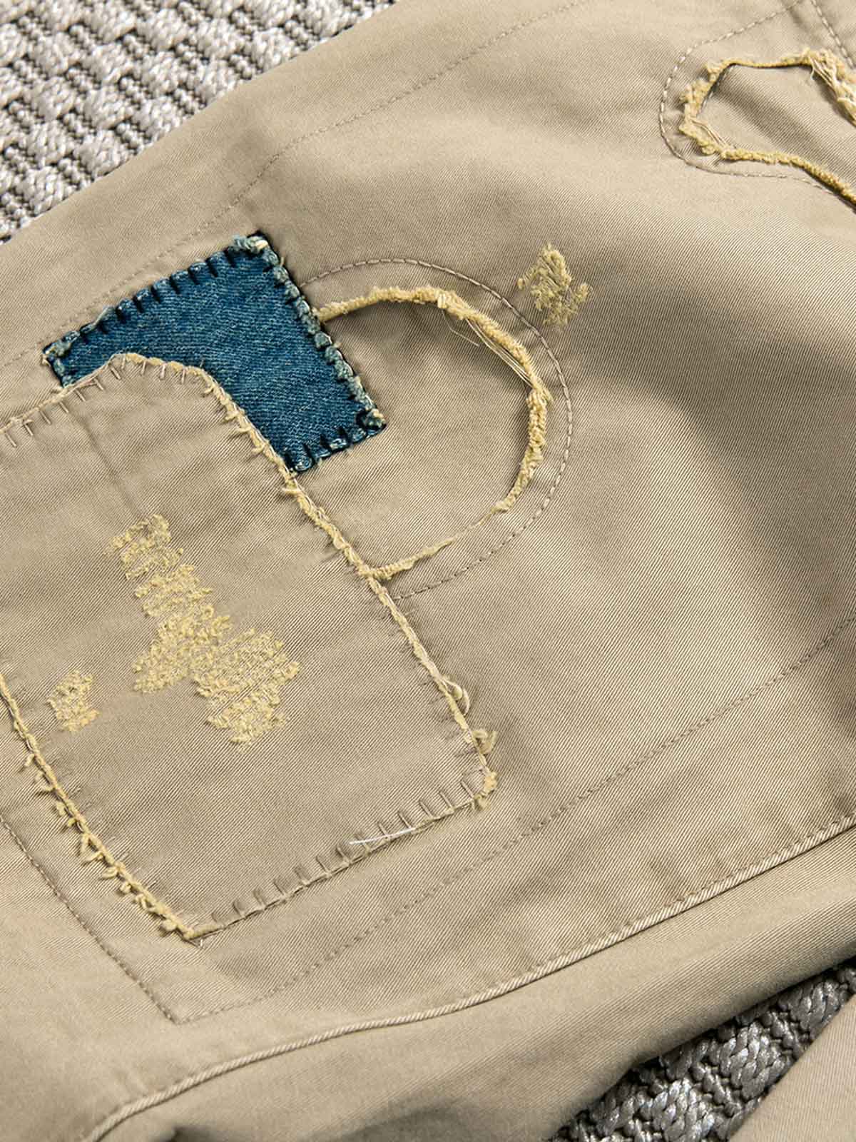 ソウ パッチワーク カーゴパンツ