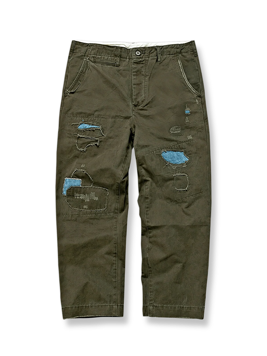 ソウ パッチワーク カーゴパンツ