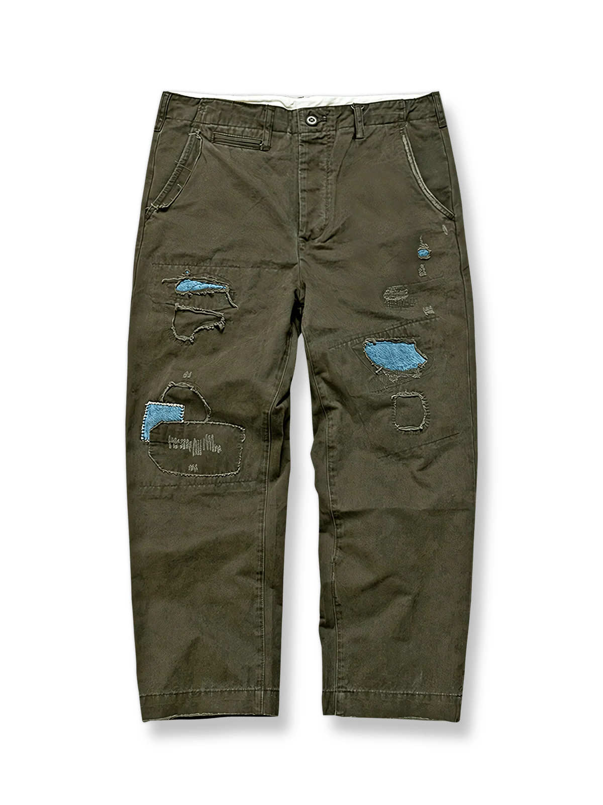 ソウ パッチワーク カーゴパンツ