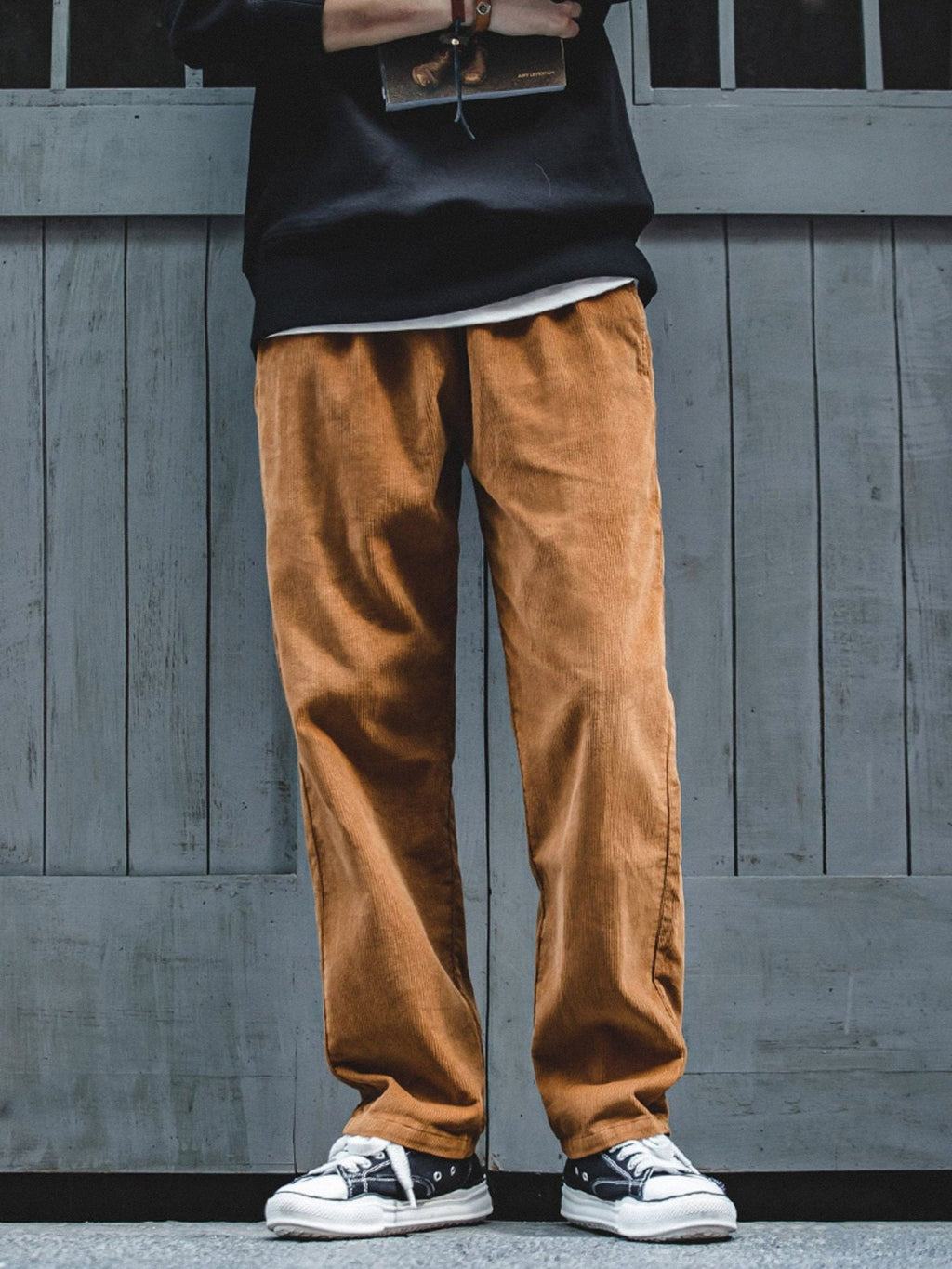 コーデュロイリラックススラックス