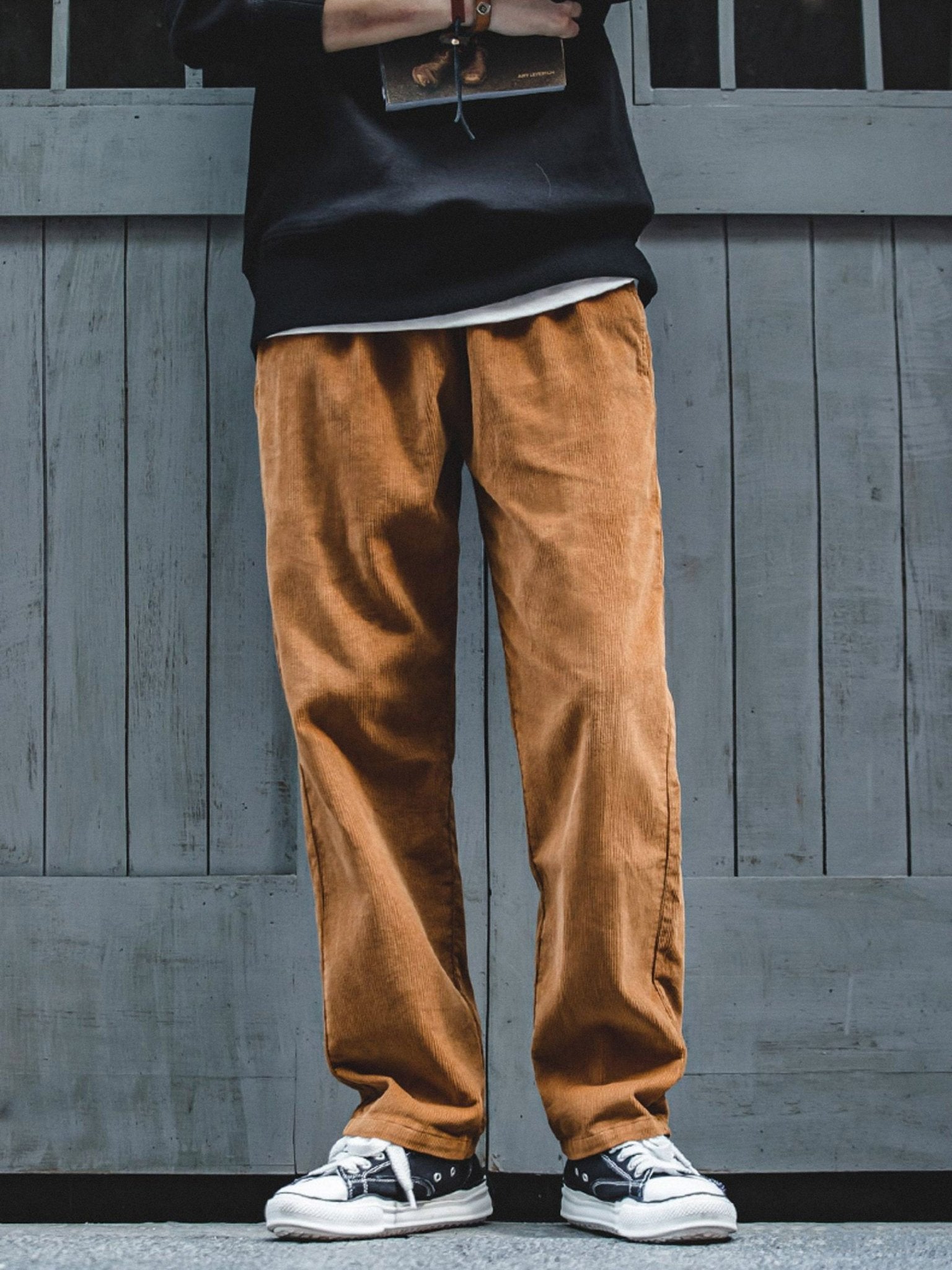 コーデュロイリラックススラックス