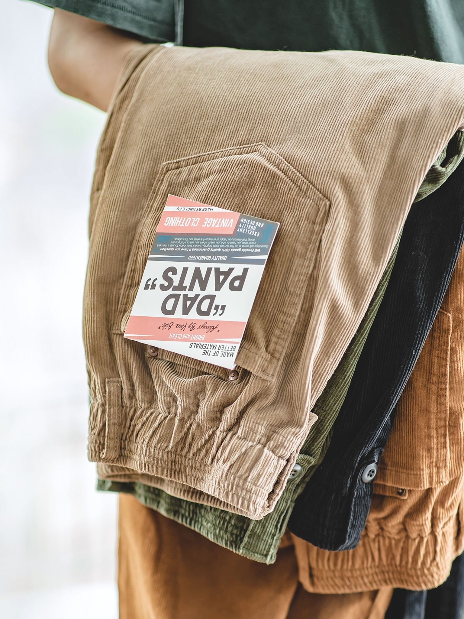 コーデュロイリラックススラックス