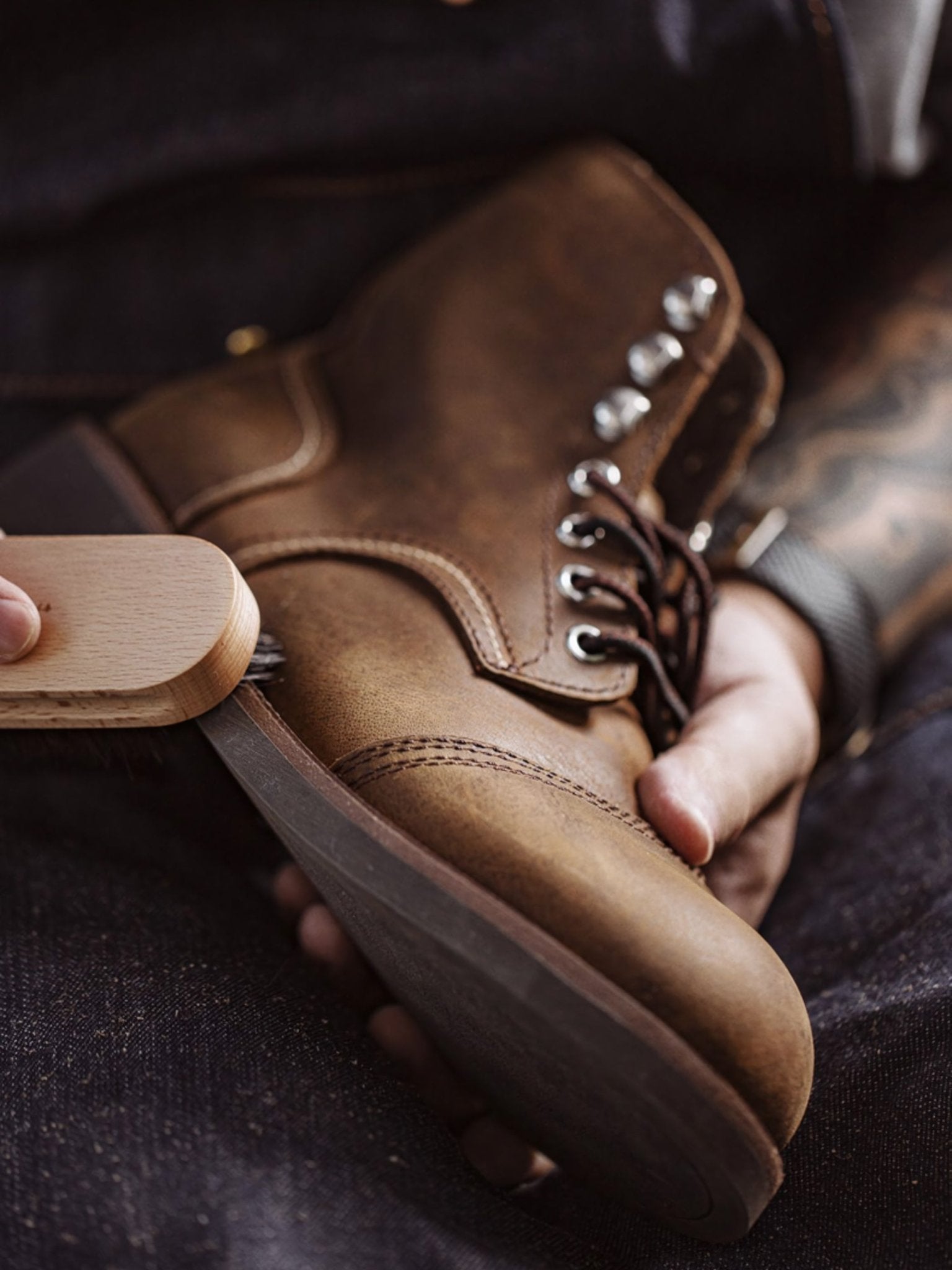 タツオ クラシック レザーブーツ