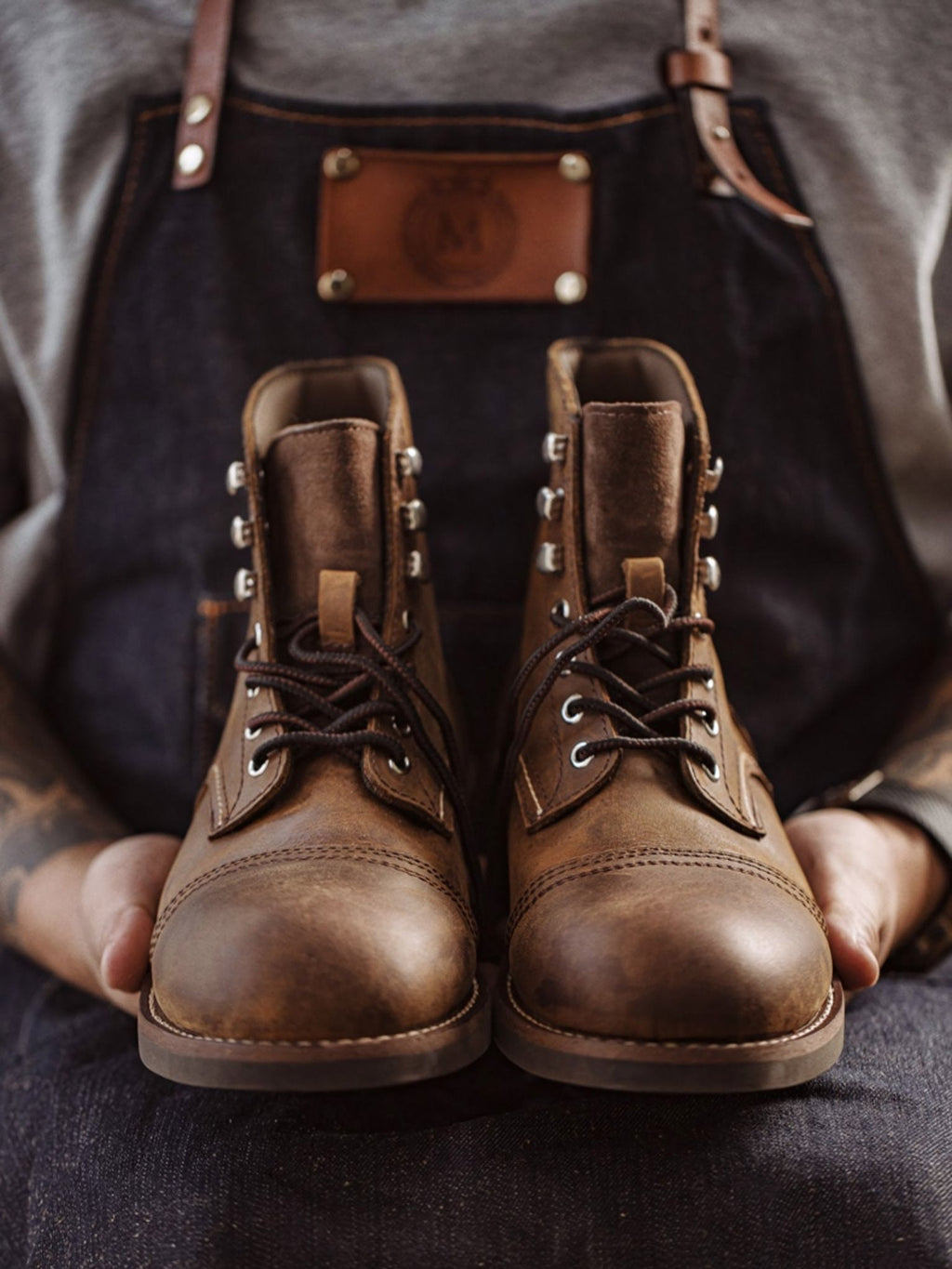 タツオ クラシック レザーブーツ