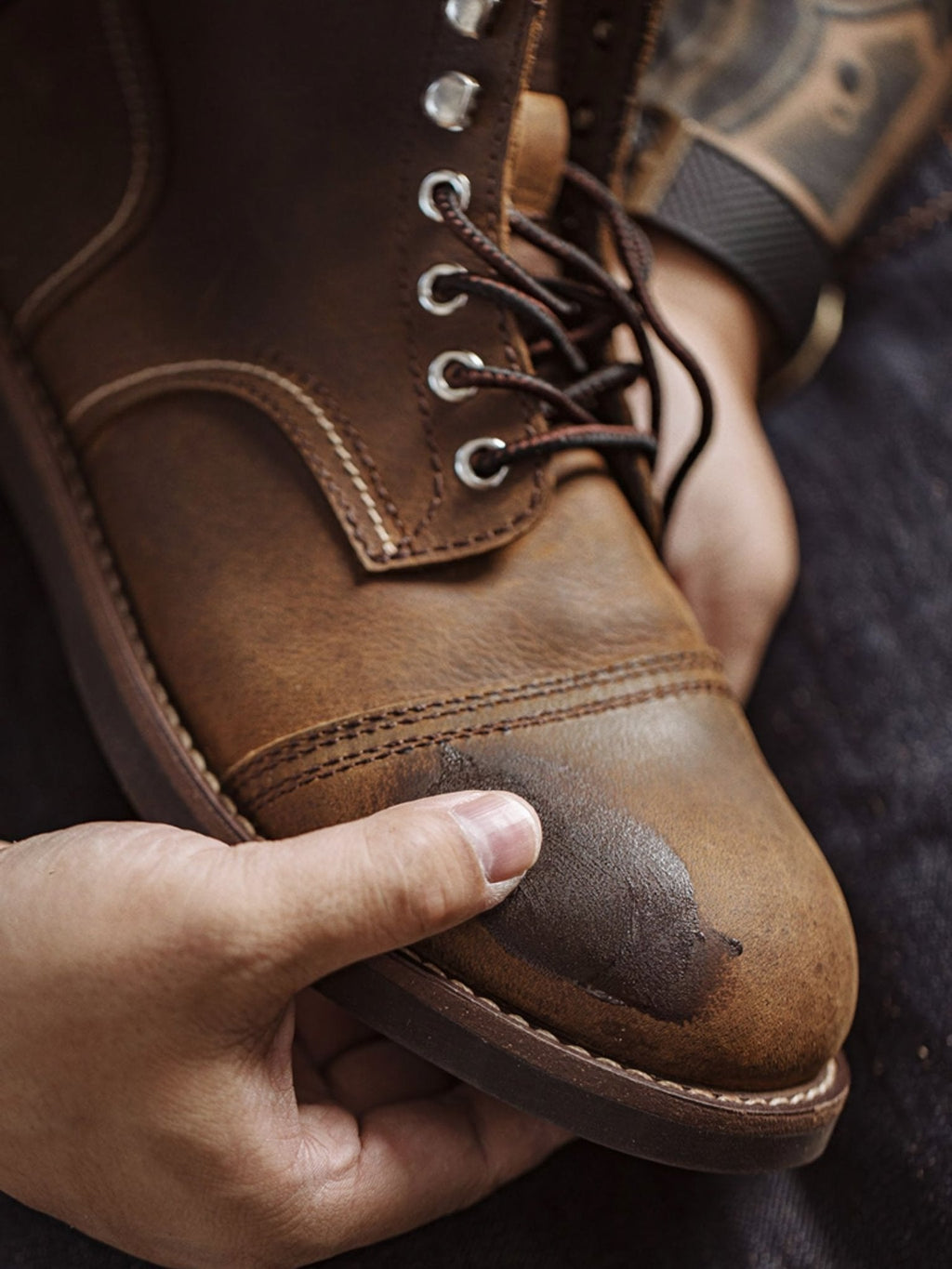 タツオ クラシック レザーブーツ