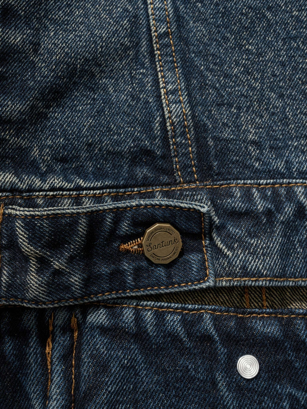 ブルーリクミリタリーデニムジャケット