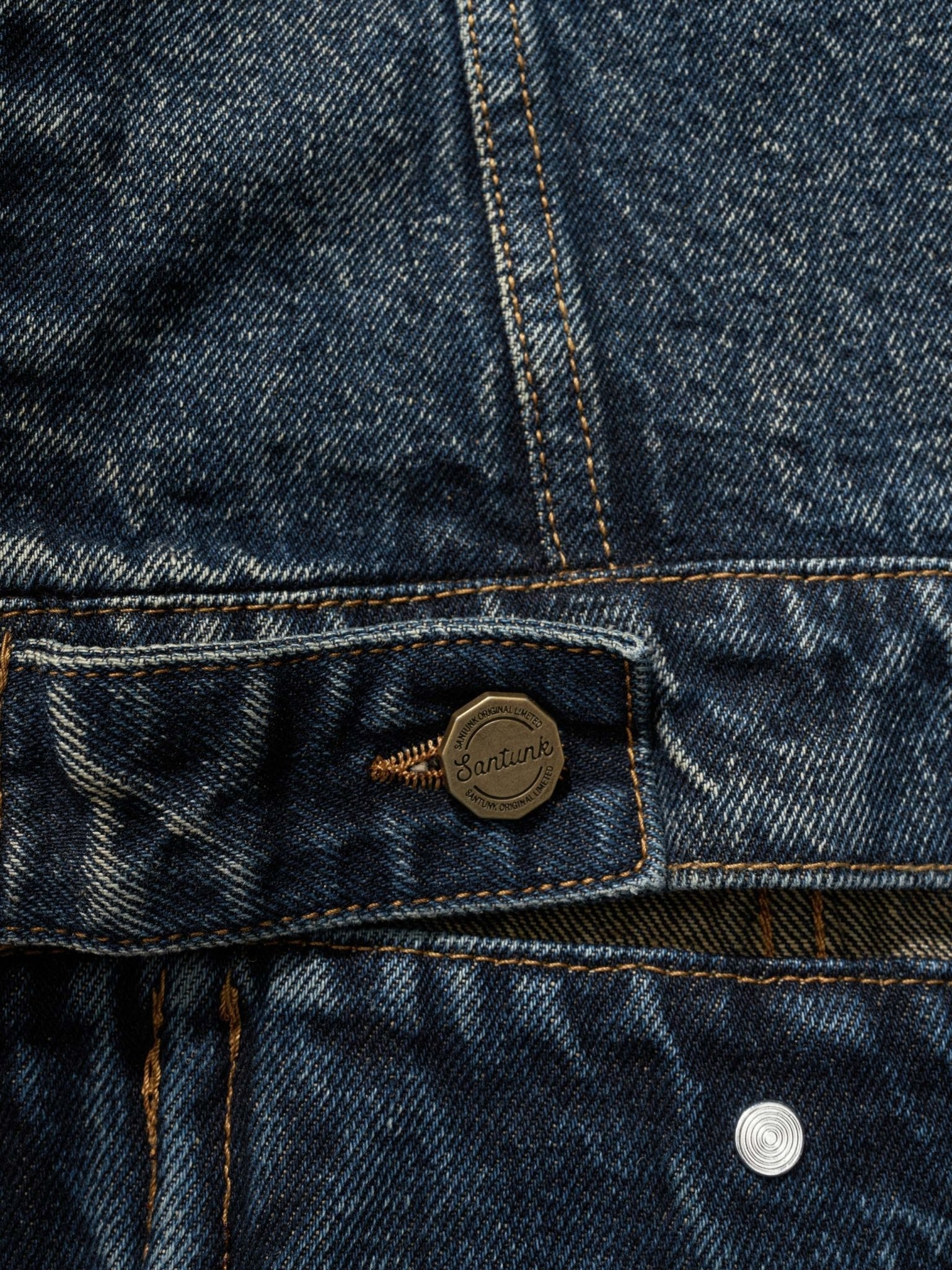 ブルーリクミリタリーデニムジャケット