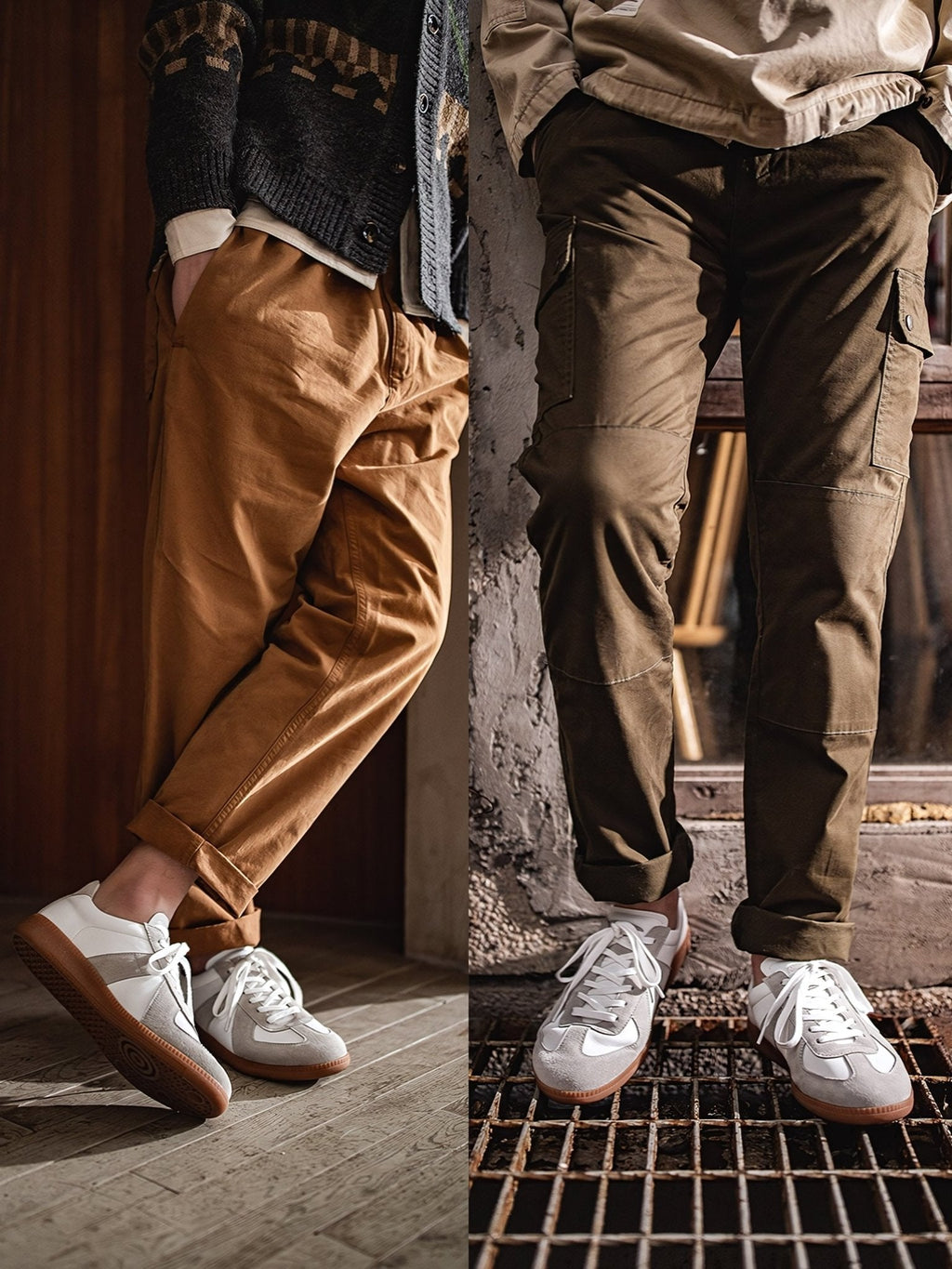 カズマ ホワイト トレーナー スニーカー