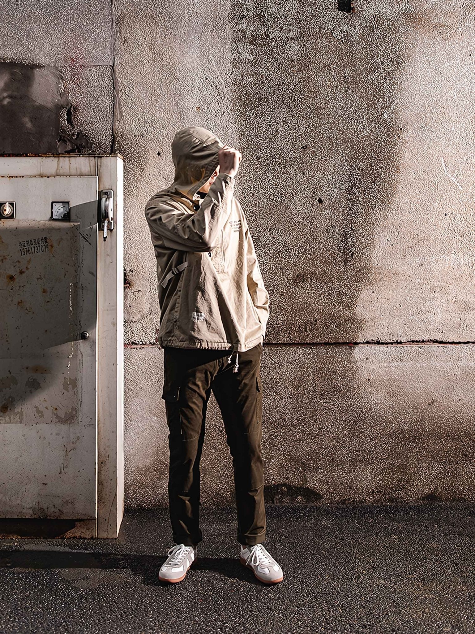 カズマ ホワイト トレーナー スニーカー