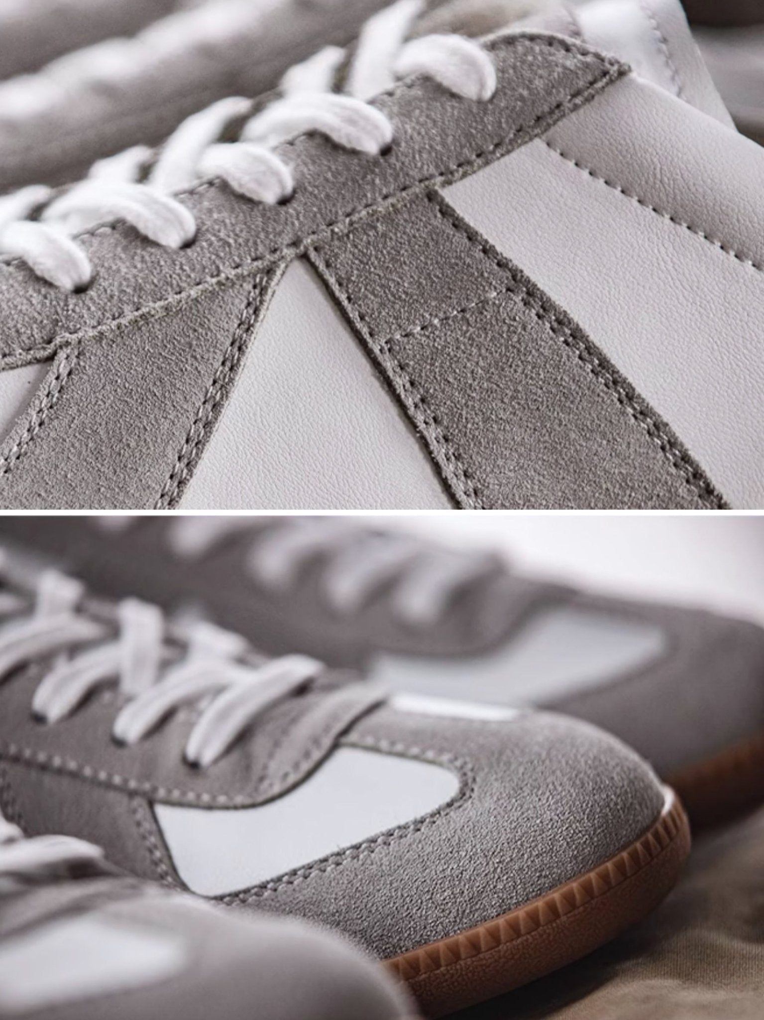 カズマ ホワイト トレーナー スニーカー