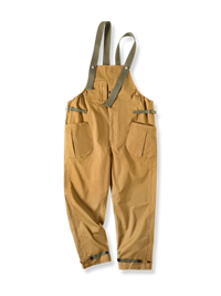 タケ ベージュ ワークオーバーオール