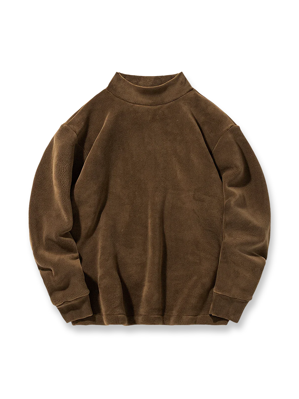 リオン ソフトフリース モックネック スウェットシャツ