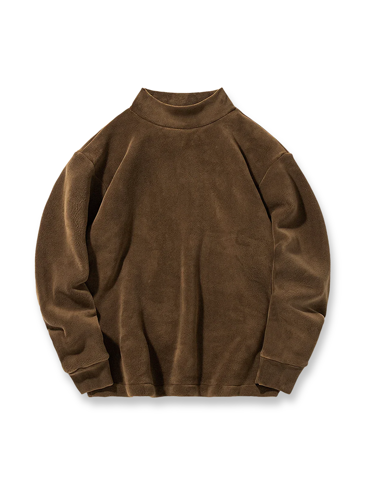 リオン ソフトフリース モックネック スウェットシャツ