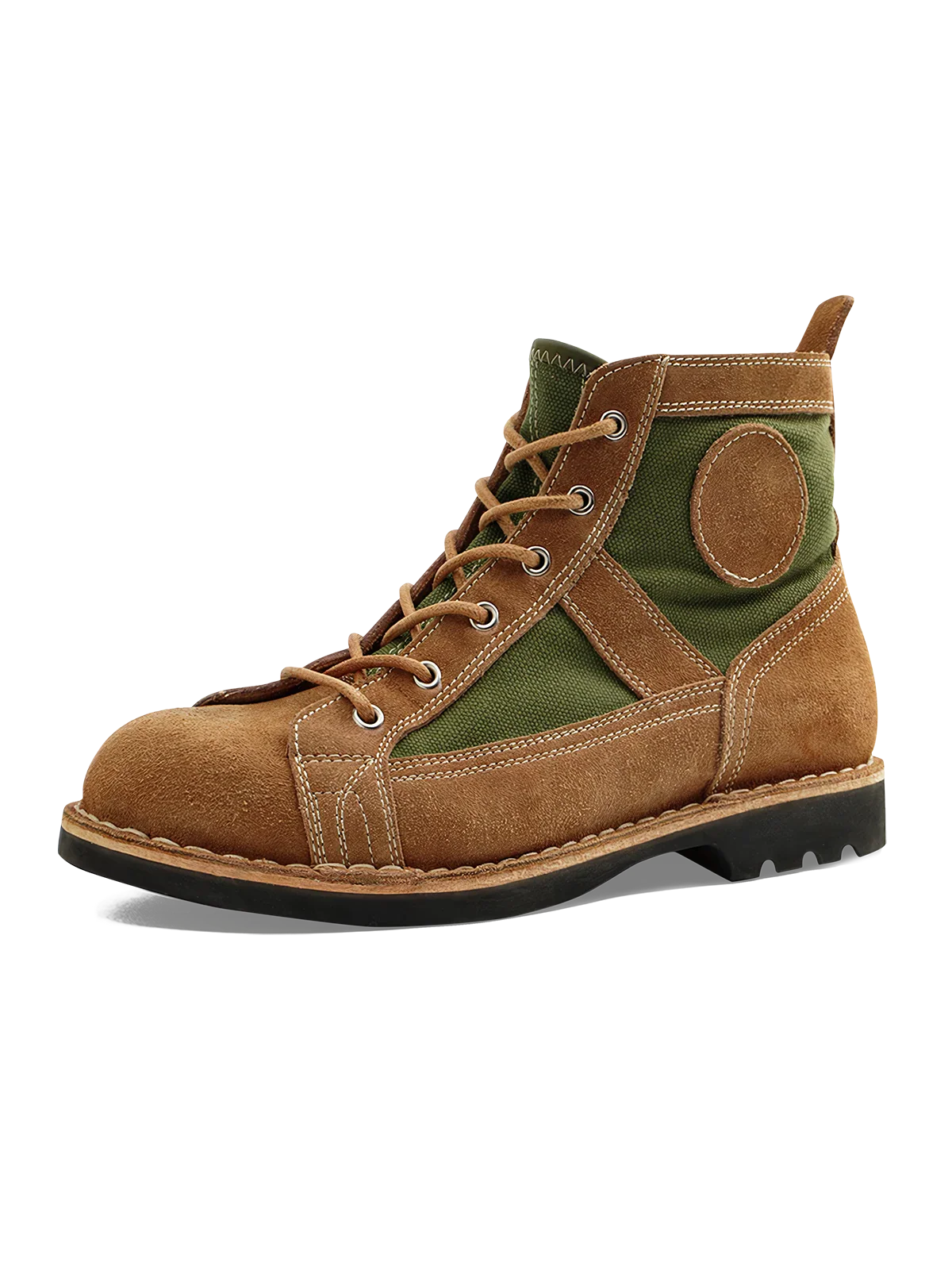 ケンジ オリーブ スエードブーツ