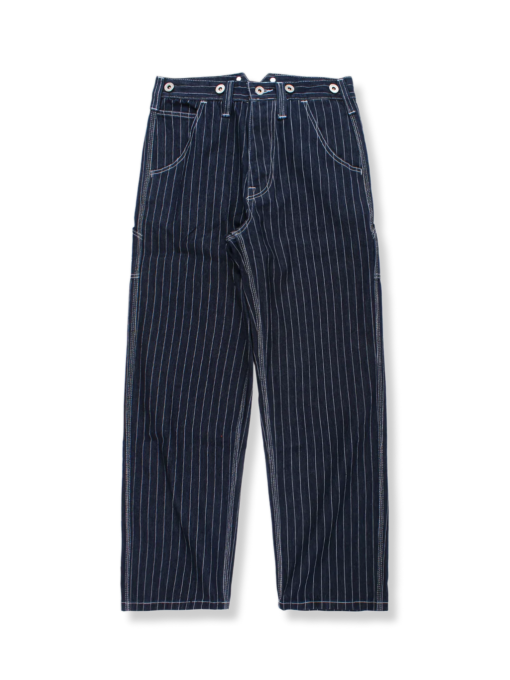 ハルピンストライプデニムパンツ