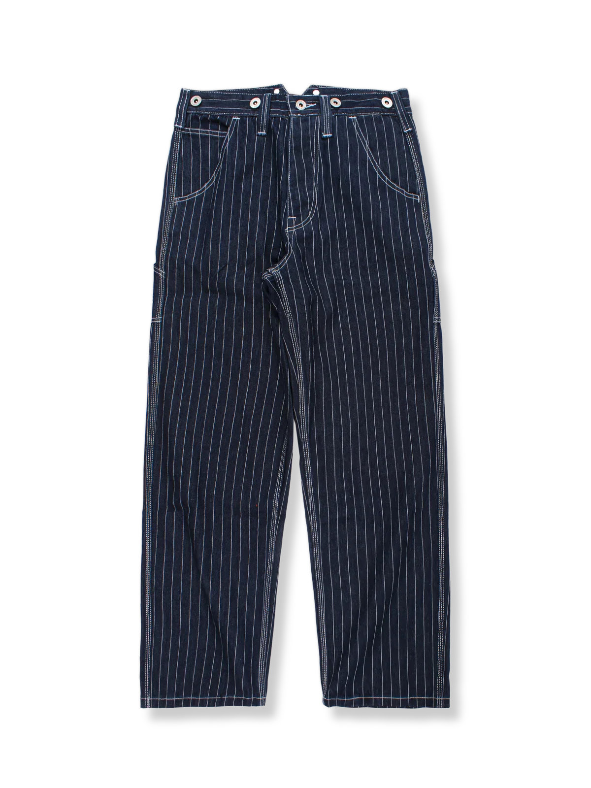 ハルピンストライプデニムパンツ